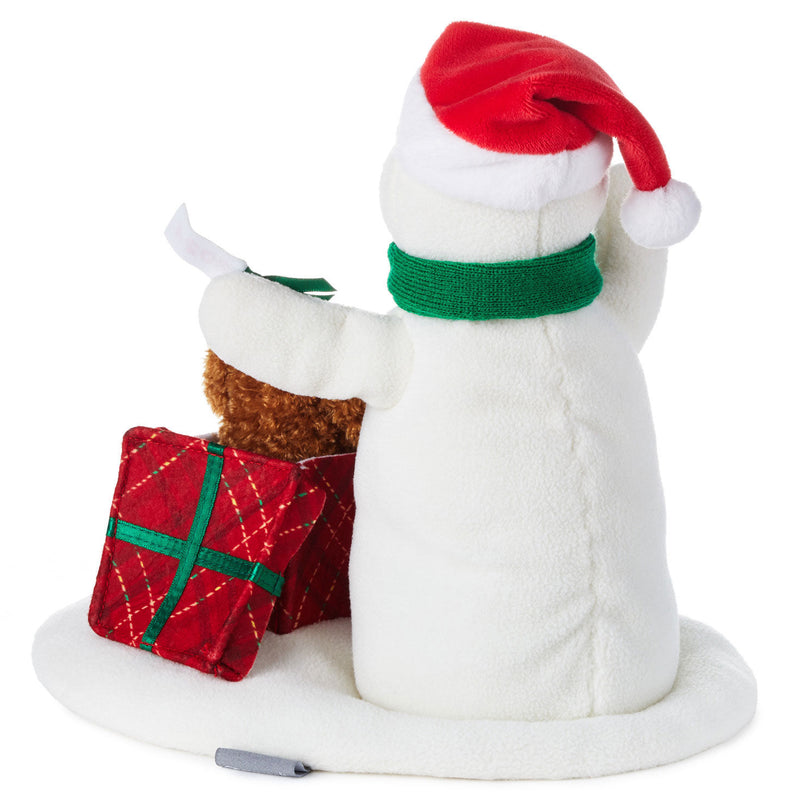 Wrapped in Joy Singing Snowman Plush With Motion