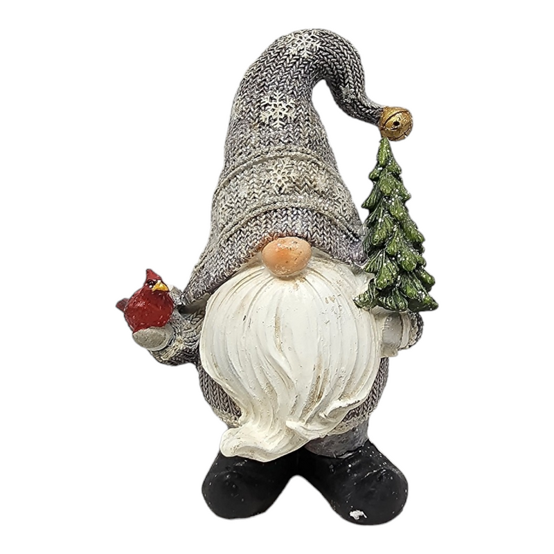 Holiday Gnome Figurine - 6 Inch -