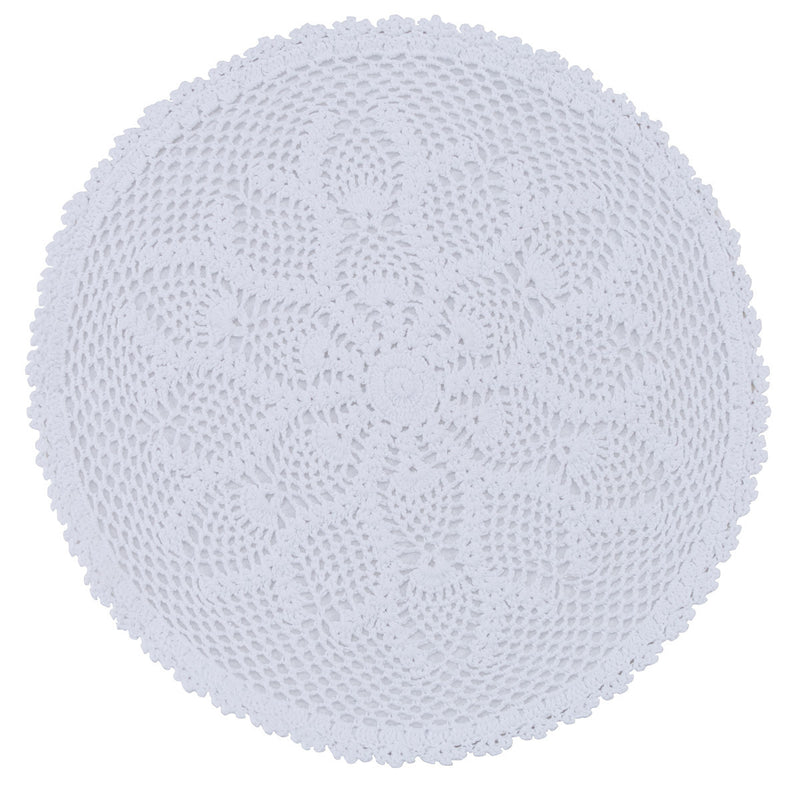 Kadia Crochet Lace Round Placemat