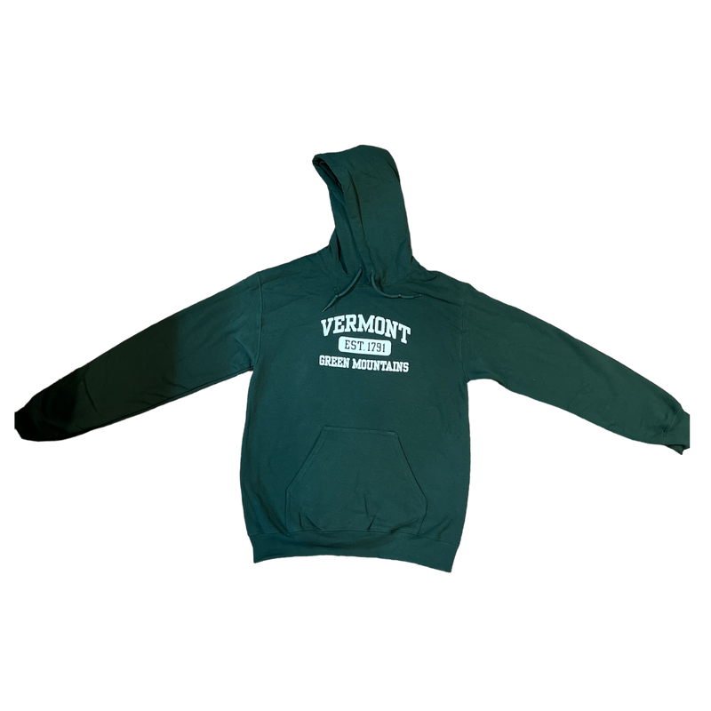 Vermont Est 1791 Green Mountain  Hoodie -