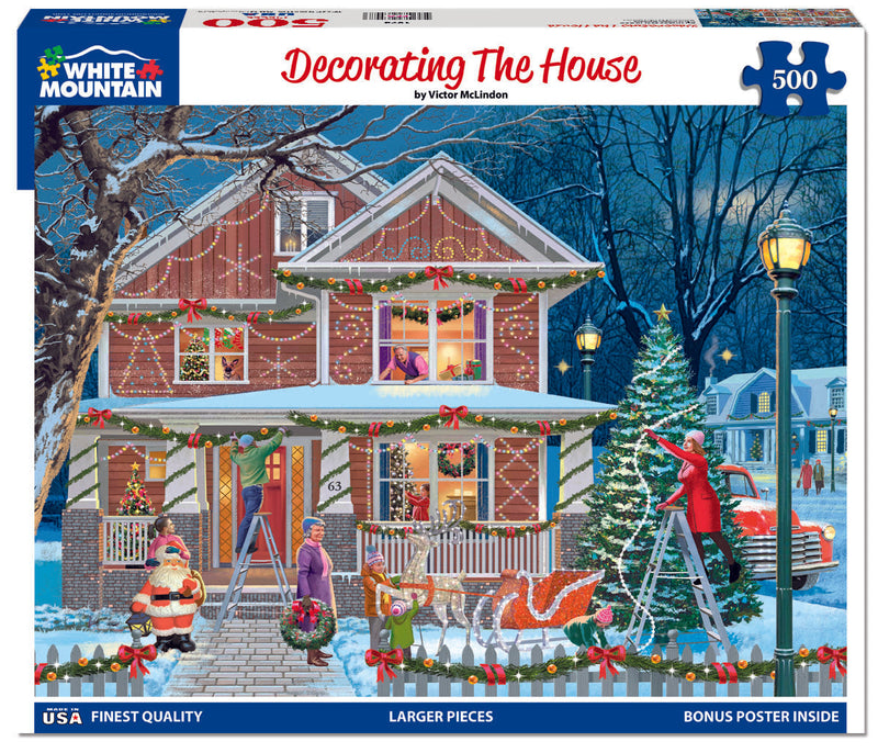 Decorating The House - 500 Piece Jigsaw Puzzle