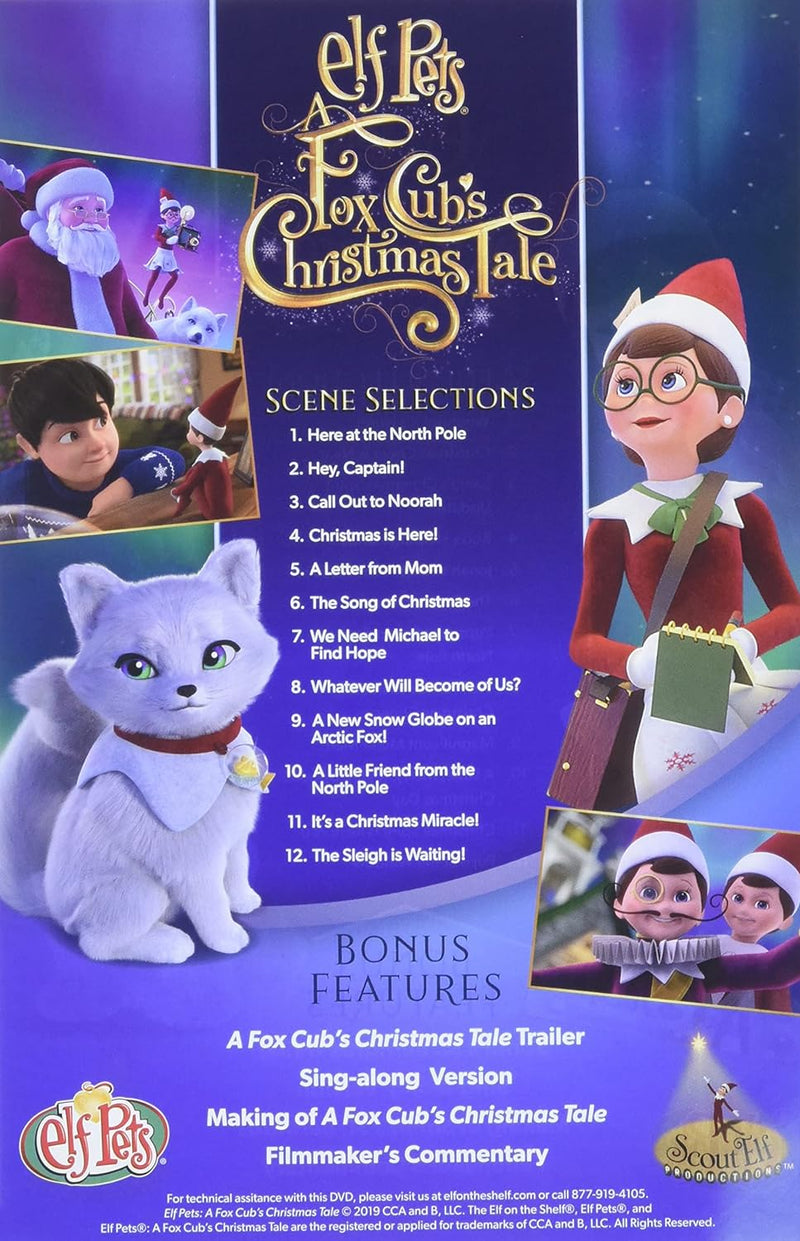 Elf Pets Fox Cub and St. Bernard Animated Specials - Dual DVD