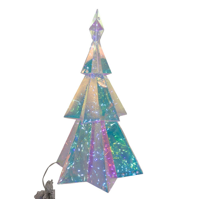 LED Holographic Christmas Tree - 15 Inch - Battery Operated