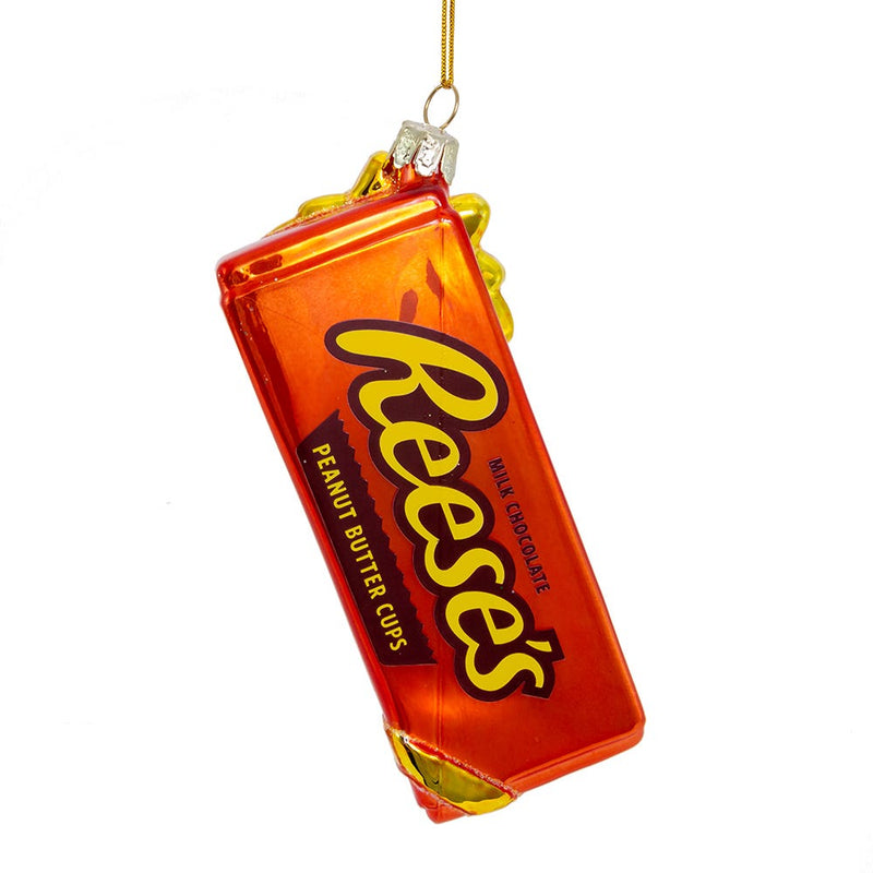 Glass Reese's Peanut Butter Cups Ornament