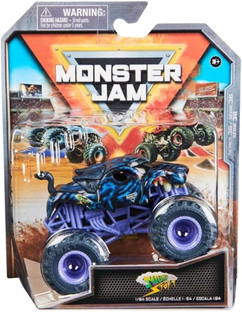 Monster Jam Official 1:64 Scale Monster Truck -  Night Storm