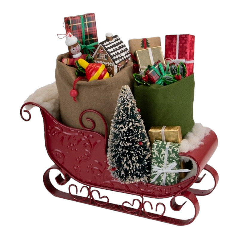 Sleigh Filled with Toys