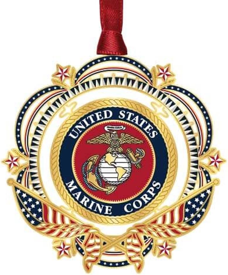 Patriotic US Marines Ornament