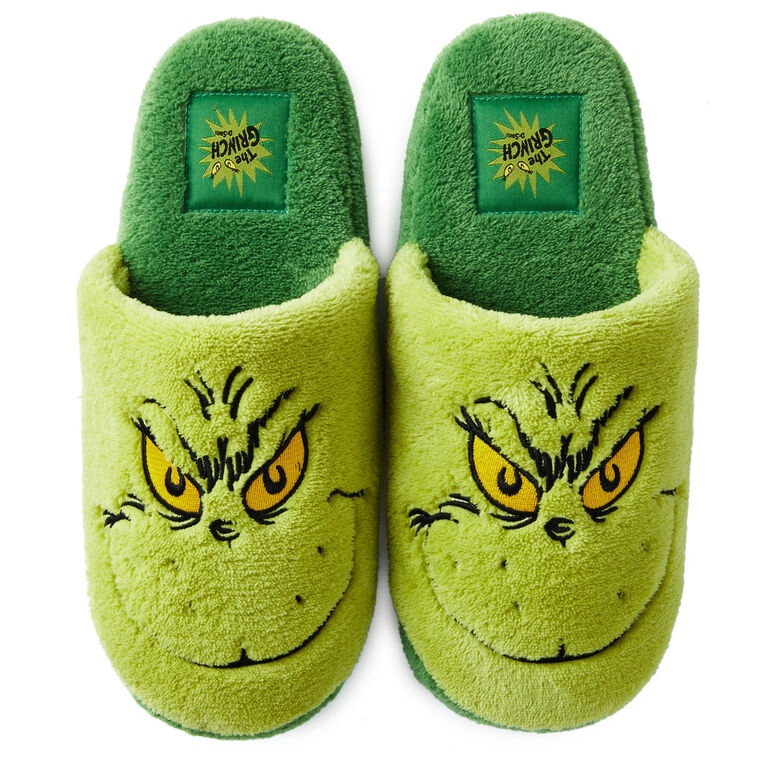 Grinch Slippers With Sound -