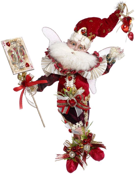 King of Hearts Fairy - Small - 10 Inches