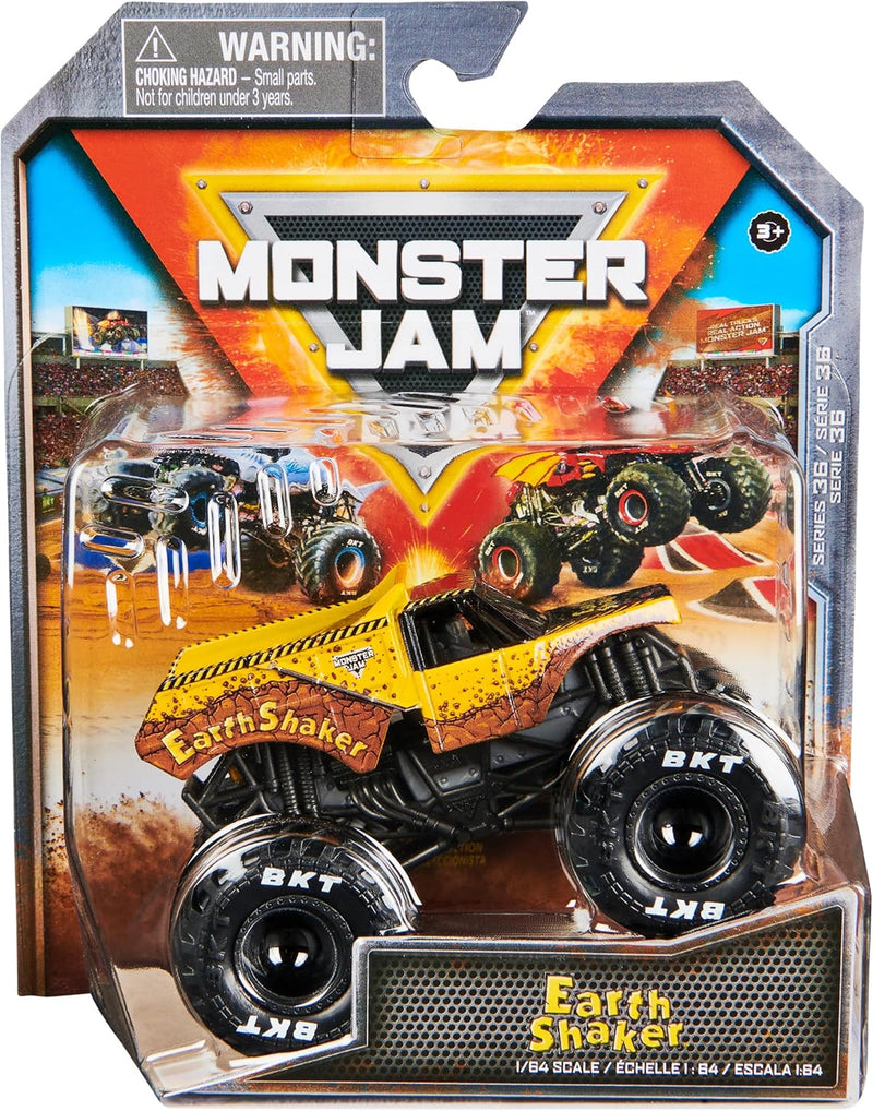 Monster Jam Official 1:64 Scale Monster Truck -  Earth Shaker