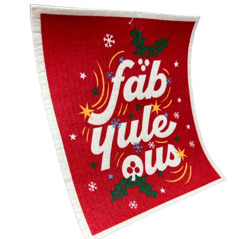 Swedish Dish Cloth - Fab yule ous