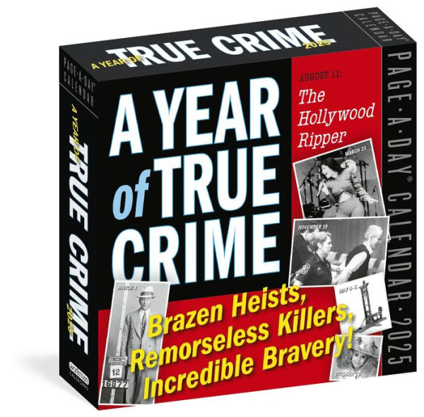 Year of True Crime Page-A-Day 2025: Poisonings, Con Artists, Incredible Survivors!