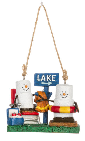 Smores Camping Ornament - Lake