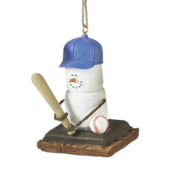 S'mores Guy Sports Ornament - Baseball - The Country Christmas Loft