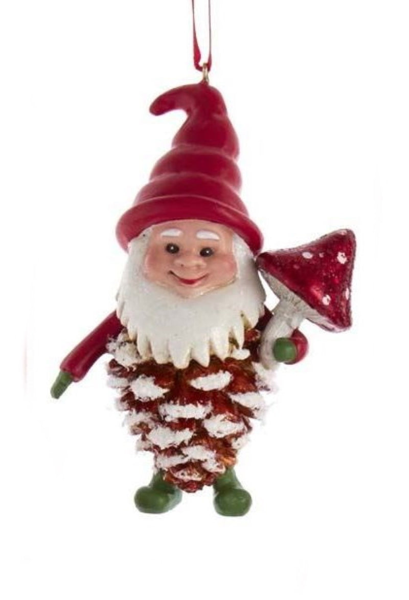 Pinecone Gnome Ornament - Brown - The Country Christmas Loft