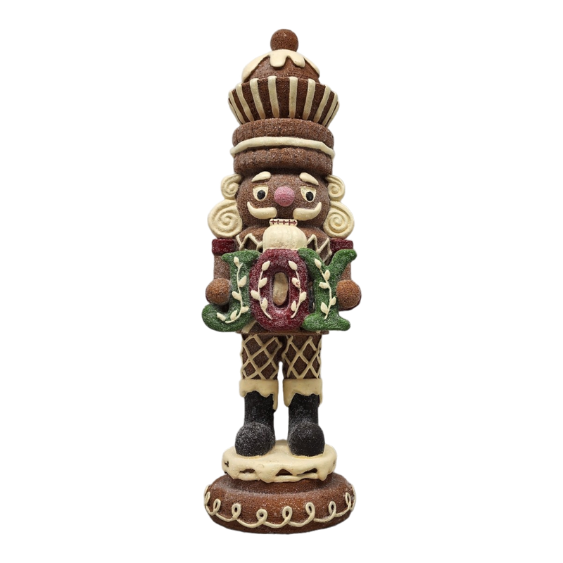 Gingerbread Nutcracker Figurine - Cupcake