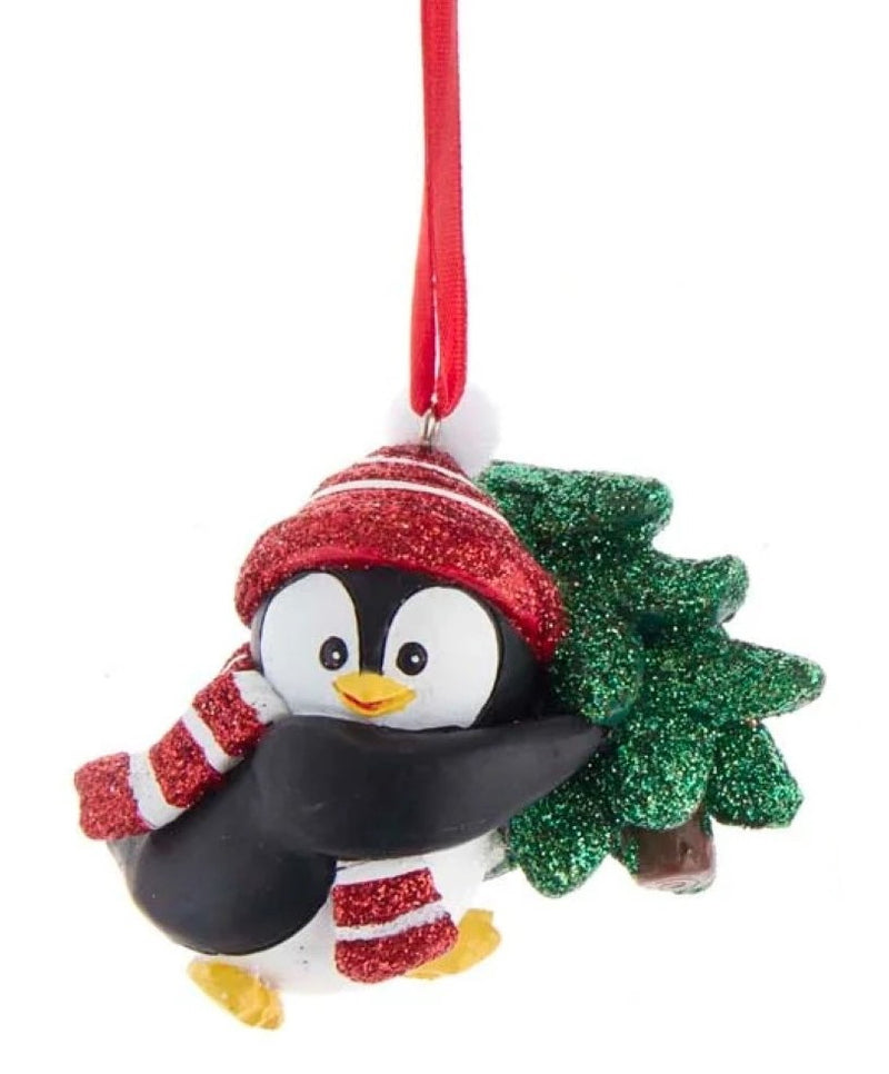 Penguin With Hat and Scarf Ornament - Tree - The Country Christmas Loft