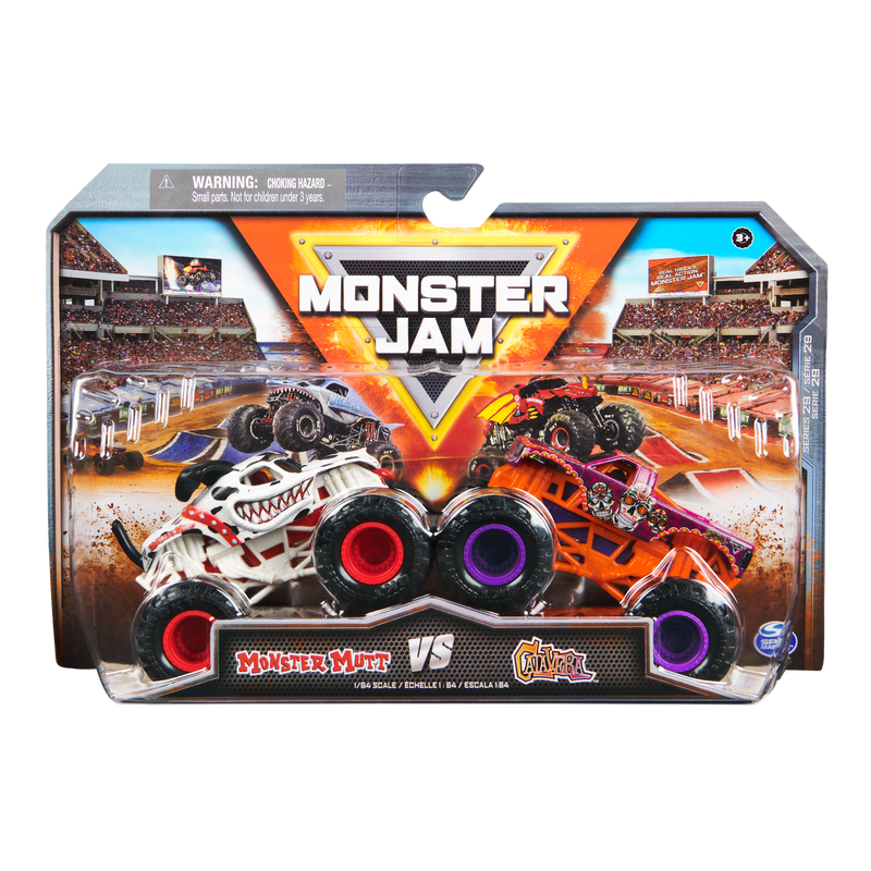 Monster Jam - 1:64 scale die-cast 2-Pack - Monster Mutt VS Calavera