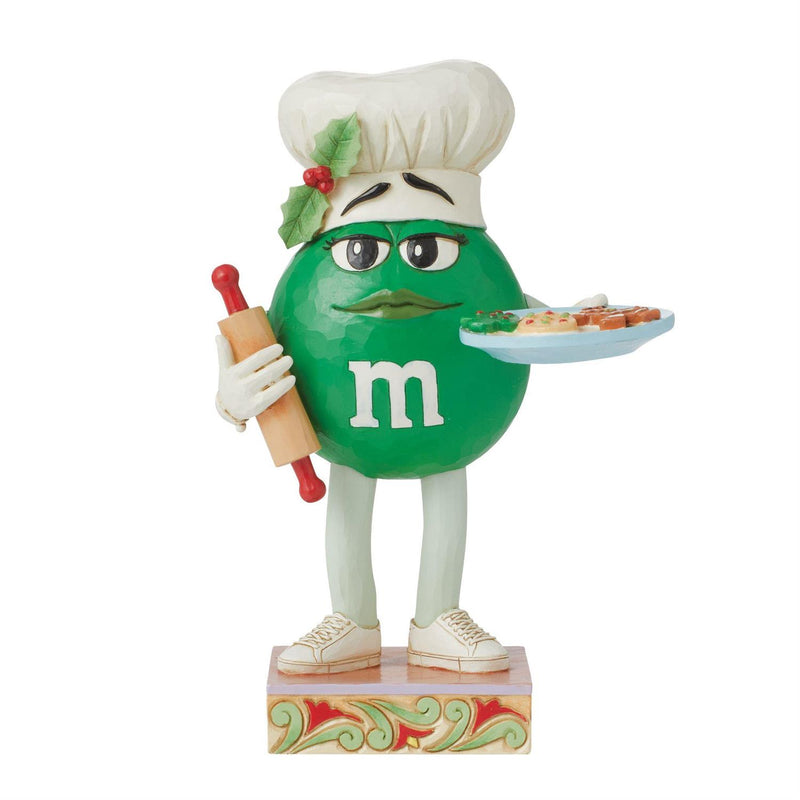 M&M'S Green Charact With Cookies Figurine