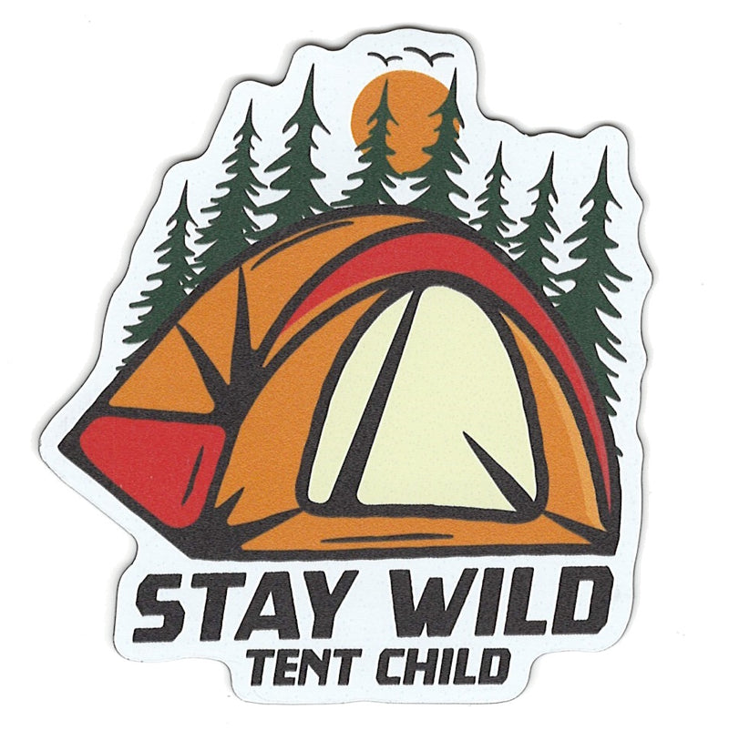 Small Flex Magnet - Stay Wild - Tent Child