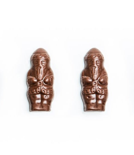 Foil-wrapped Chocolate Santa - 2 Inch