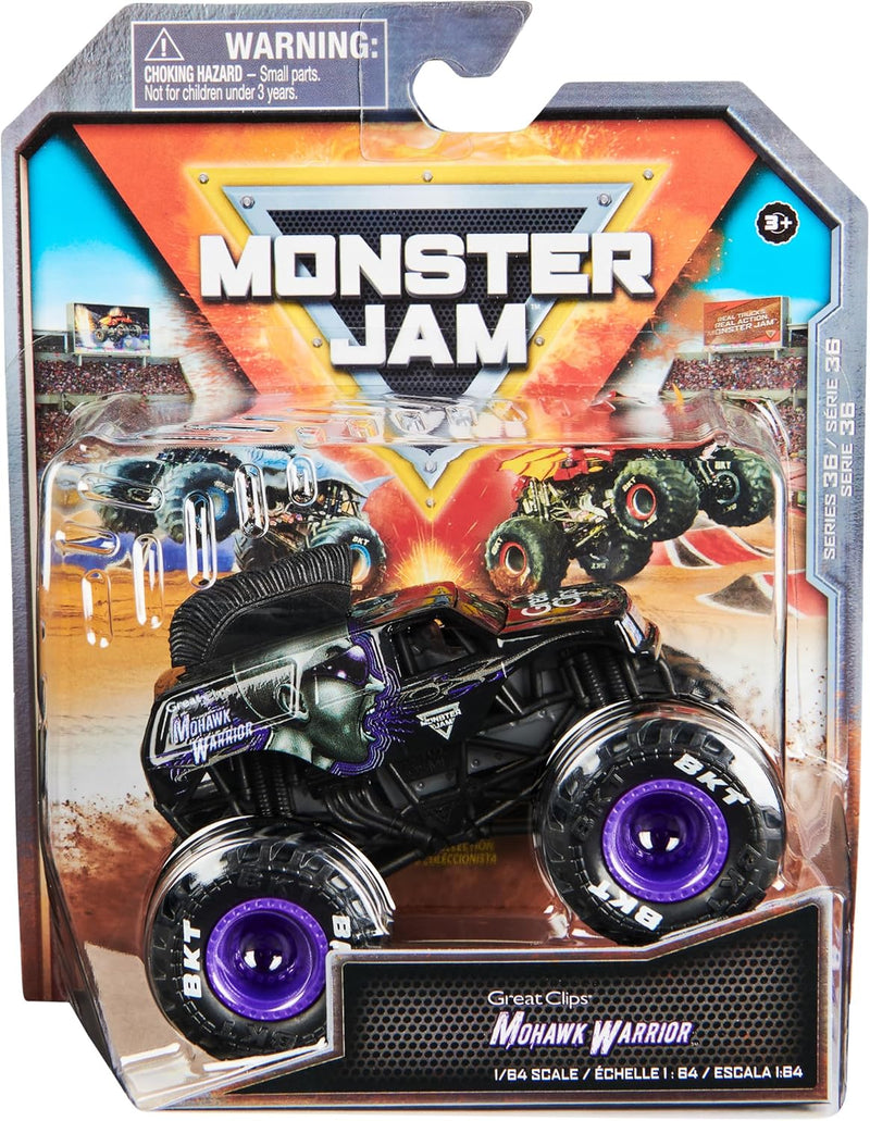 Monster Jam Official 1:64 Scale Monster Truck -  Mohawk Warrior