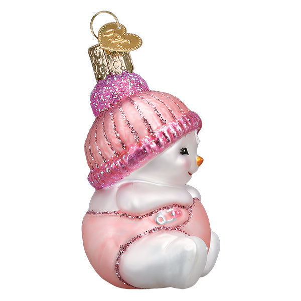 Snow Baby Girl Ornament