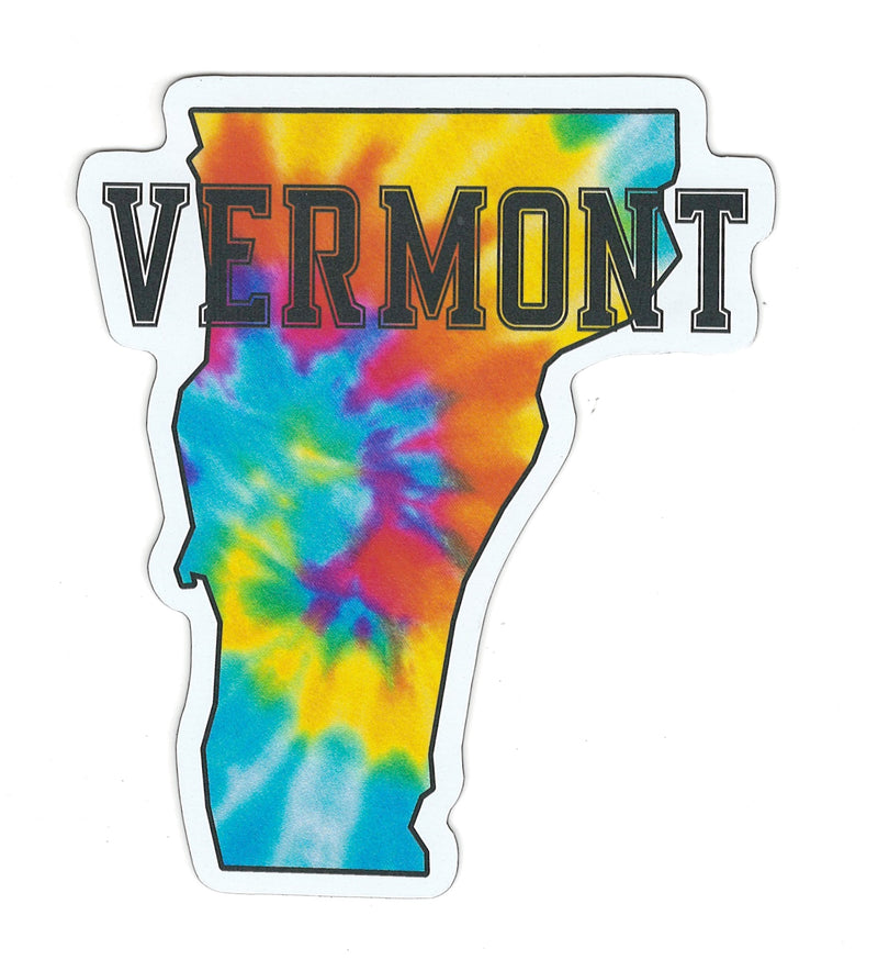 Large Flex Magnet - Vermont - Tie Dye