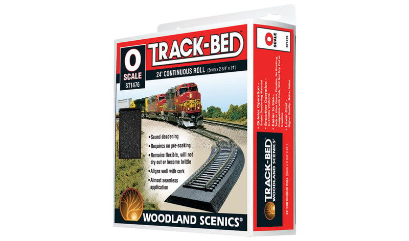 Woodland Scenics O Track-Bed Roll - 24 Feet