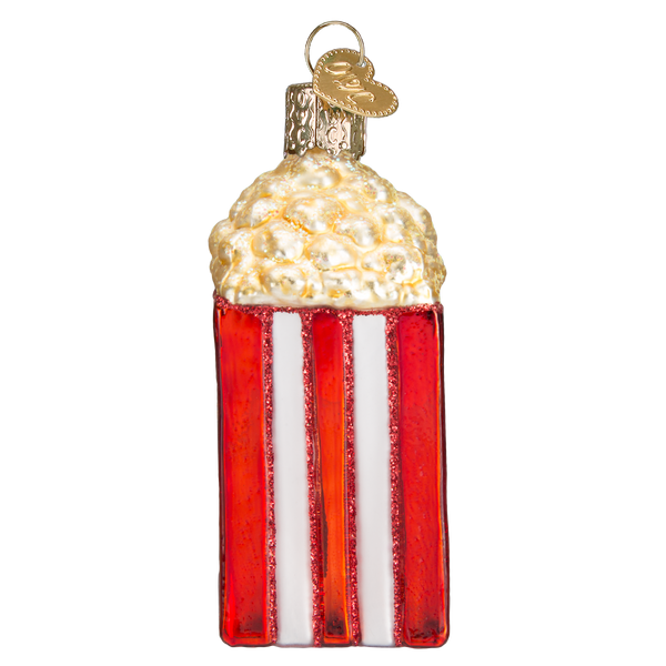 Popcorn Glass Ornament