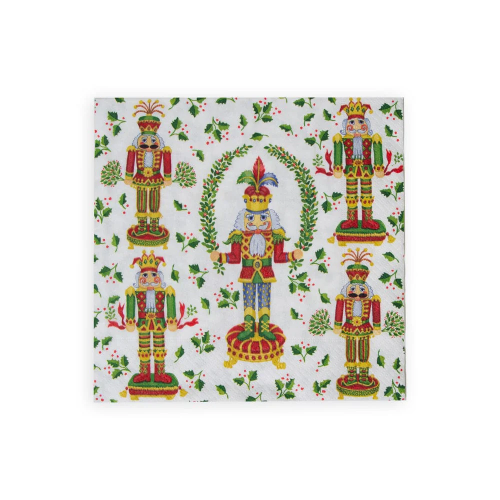 Nutcracker Christmas Napkin Dinner - 20 Per Package