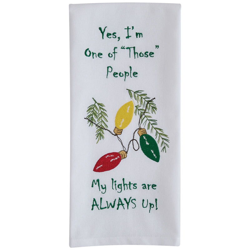 Holiday Lights Decorative Dishtowel