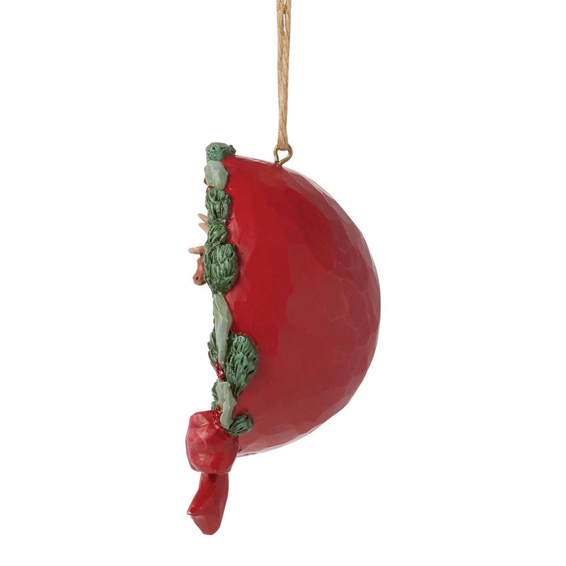 Santa Scene Diorama - Ornament