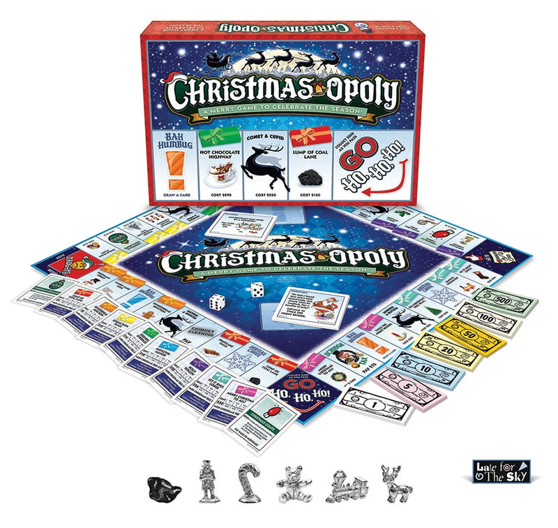 Christmas  Opoly Board Game