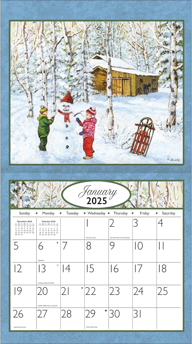 2025 Journey Home Wall Calendar