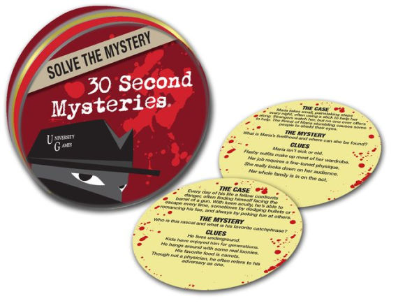 Mystery Teaser in a Tin - 30 Second Mysteries