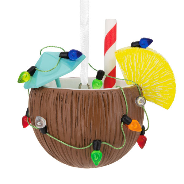 Tropical Christmas Drink Ornament