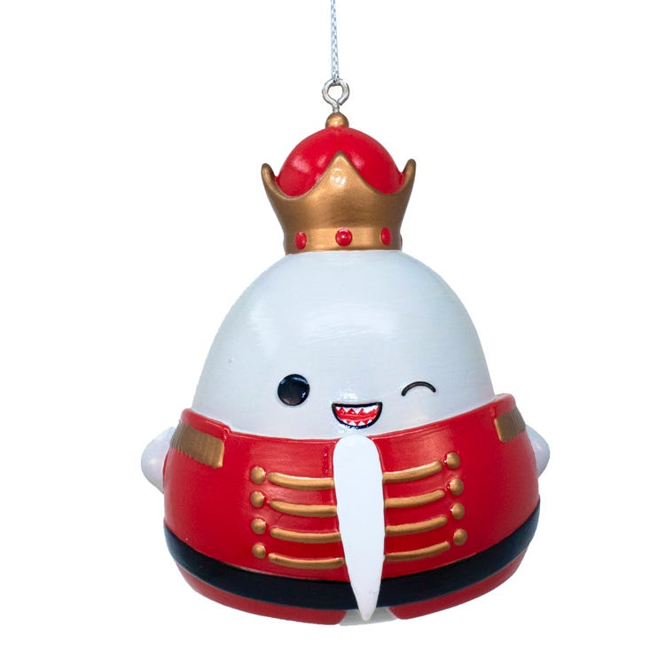 Squishmallow Ornament - Gordon as a Nutcracker