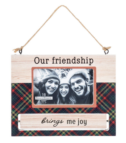 Spinning Frame Ornament - Our Friendship