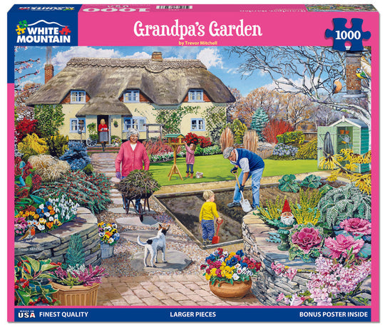 Grandpa's Garden  - 1000 Piece Jigsaw Puzzle