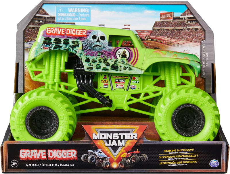 Monster Jam 1:24 Scale Monster Truck - Grave Digger