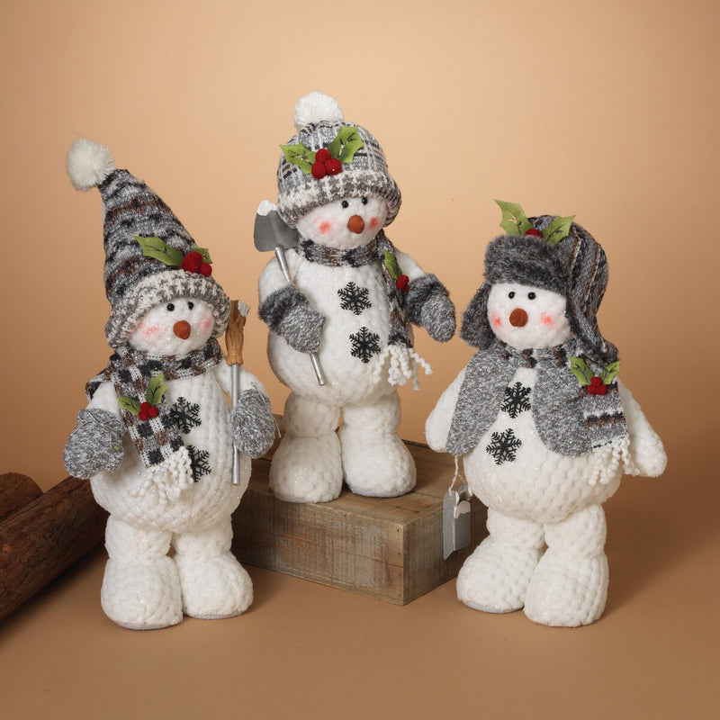 Plush Standing Snowman -16 Inch -