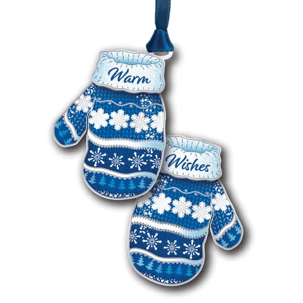 Sseasonal Mittens Ornament