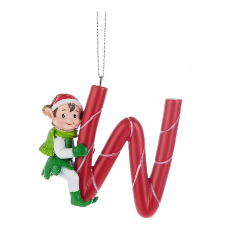 Kindness Elves Monogram Ornament -