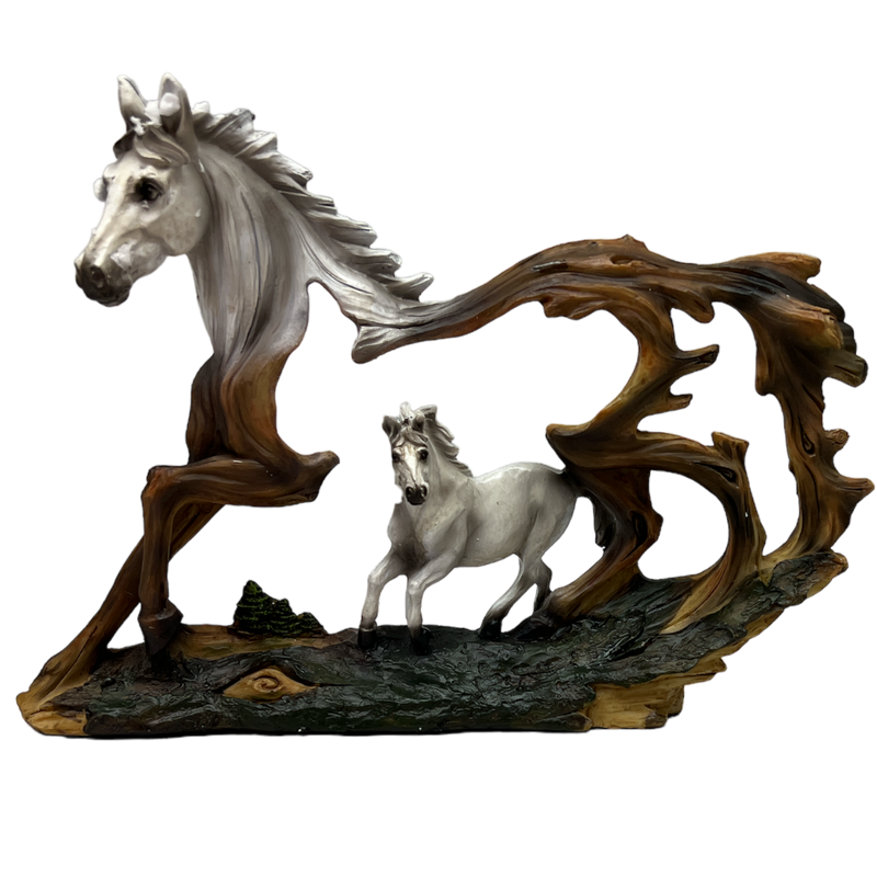 White Horse In A Horse Figurine