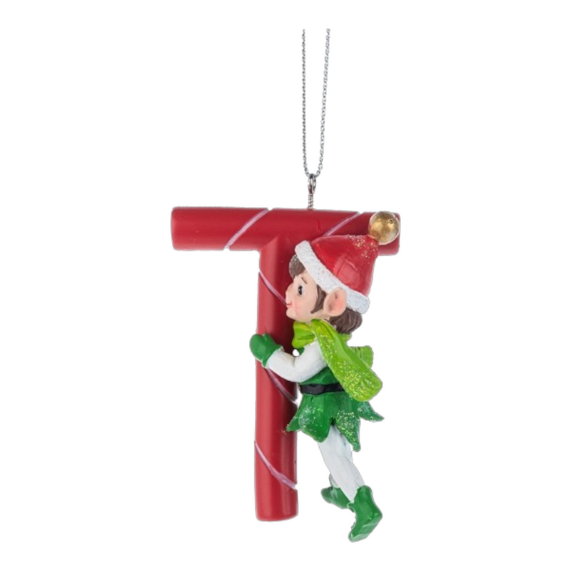 Kindness Elves Monogram Ornament -