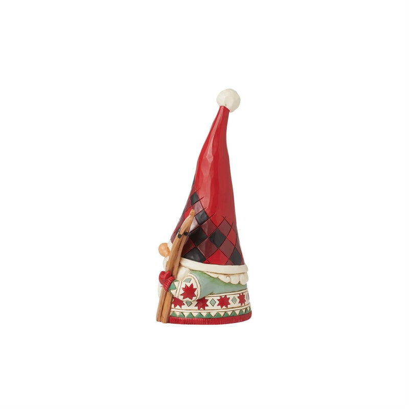 Highland Glen Gnome with Skis Figurine