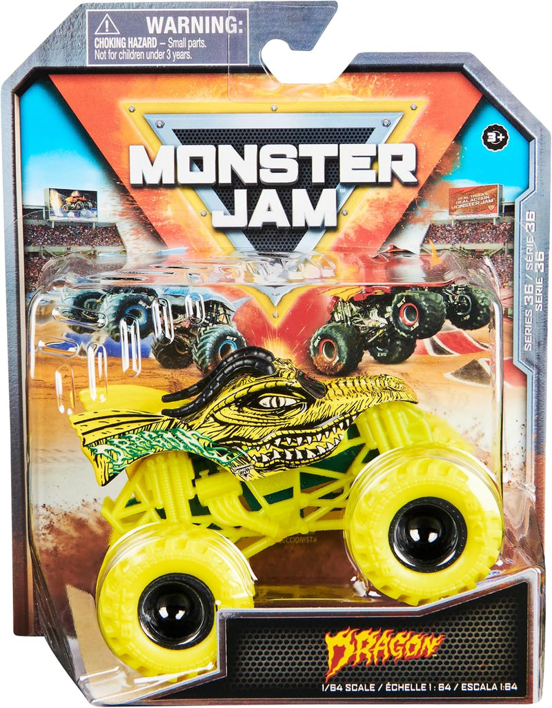 Monster Jam Official 1:64 Scale Monster Truck -  Dragon