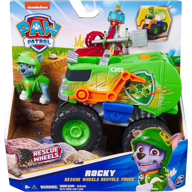 Paw Patrol Rescue Wheels Rocky Recycle Truck