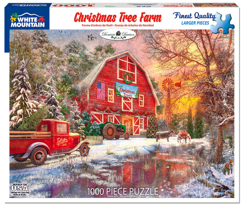 Christmas Tree Farm Puzzle - 1000 Piece